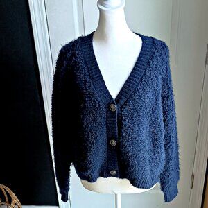 NEW! LUCKY BRAND RAGLAN BOUCLE CARDIGAN $99.00